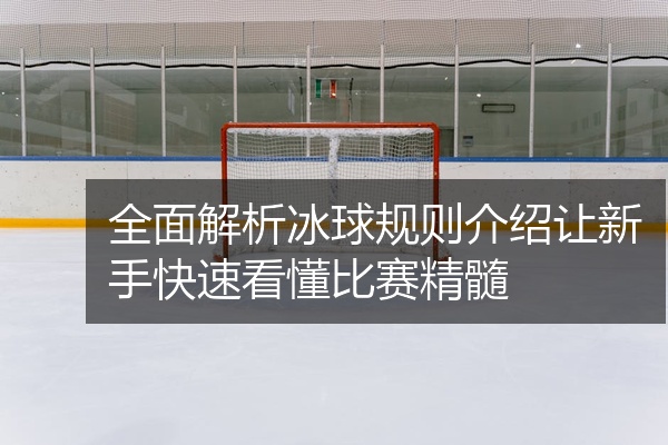全面解析冰球规则介绍让新手快速看懂比赛精髓